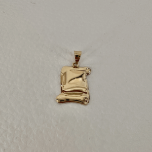 Ciondolo pergamena in oro 18 kt