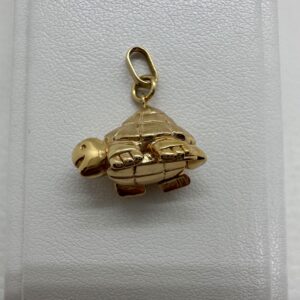 Ciondolo oro 18 kt tartaruga